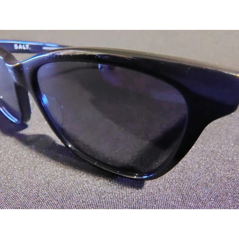 SALT. Optics Lynette‎ Sunglasses - Black Handcrafted Japanese Acetate 54mm